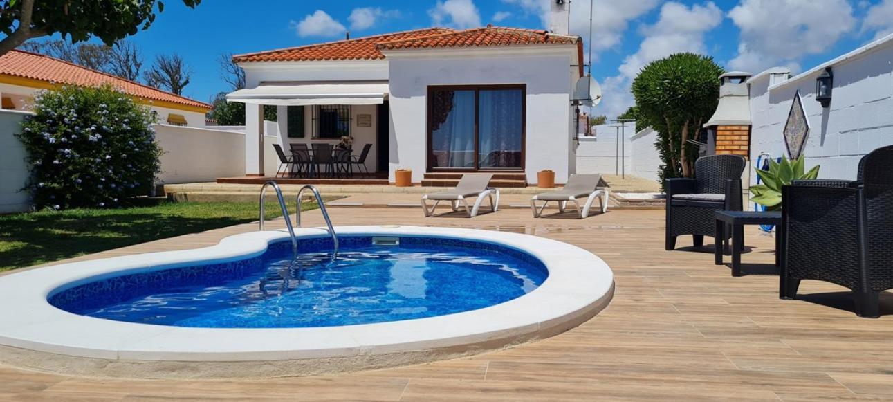 Chalet Las Adelfas Chaparrillo Conil De La Frontera Bagian luar foto