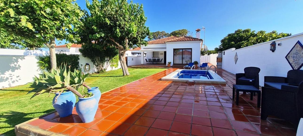 Chalet Las Adelfas Chaparrillo Conil De La Frontera Bagian luar foto